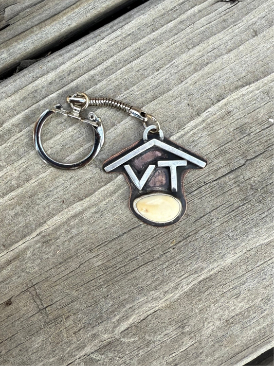 Branded Ivory Keychain