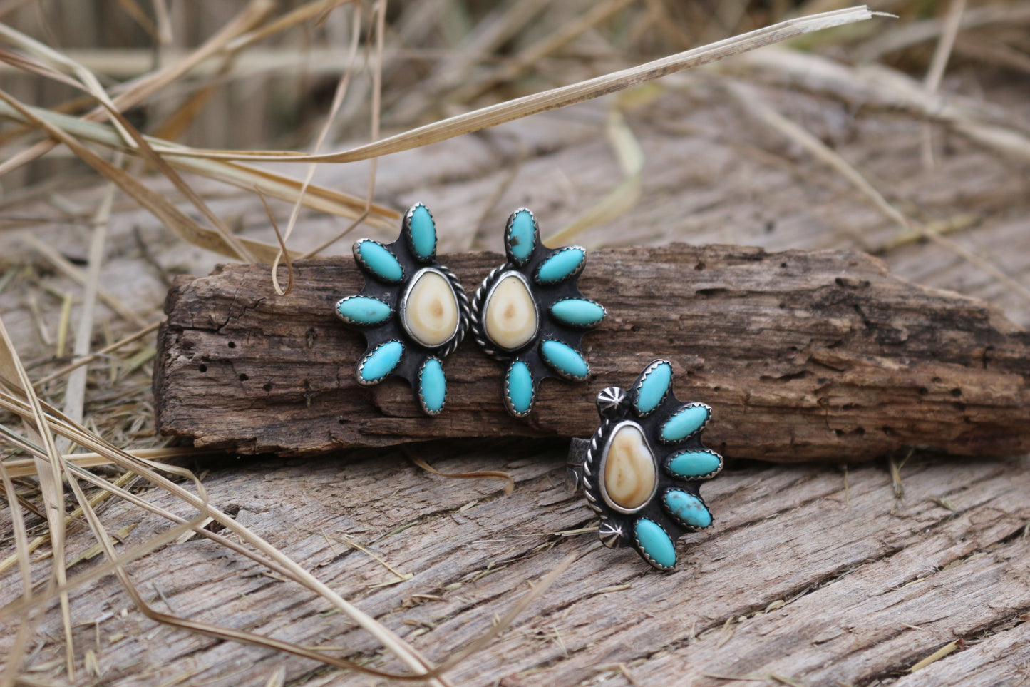 Surfboard Turquoise Ivory Set
